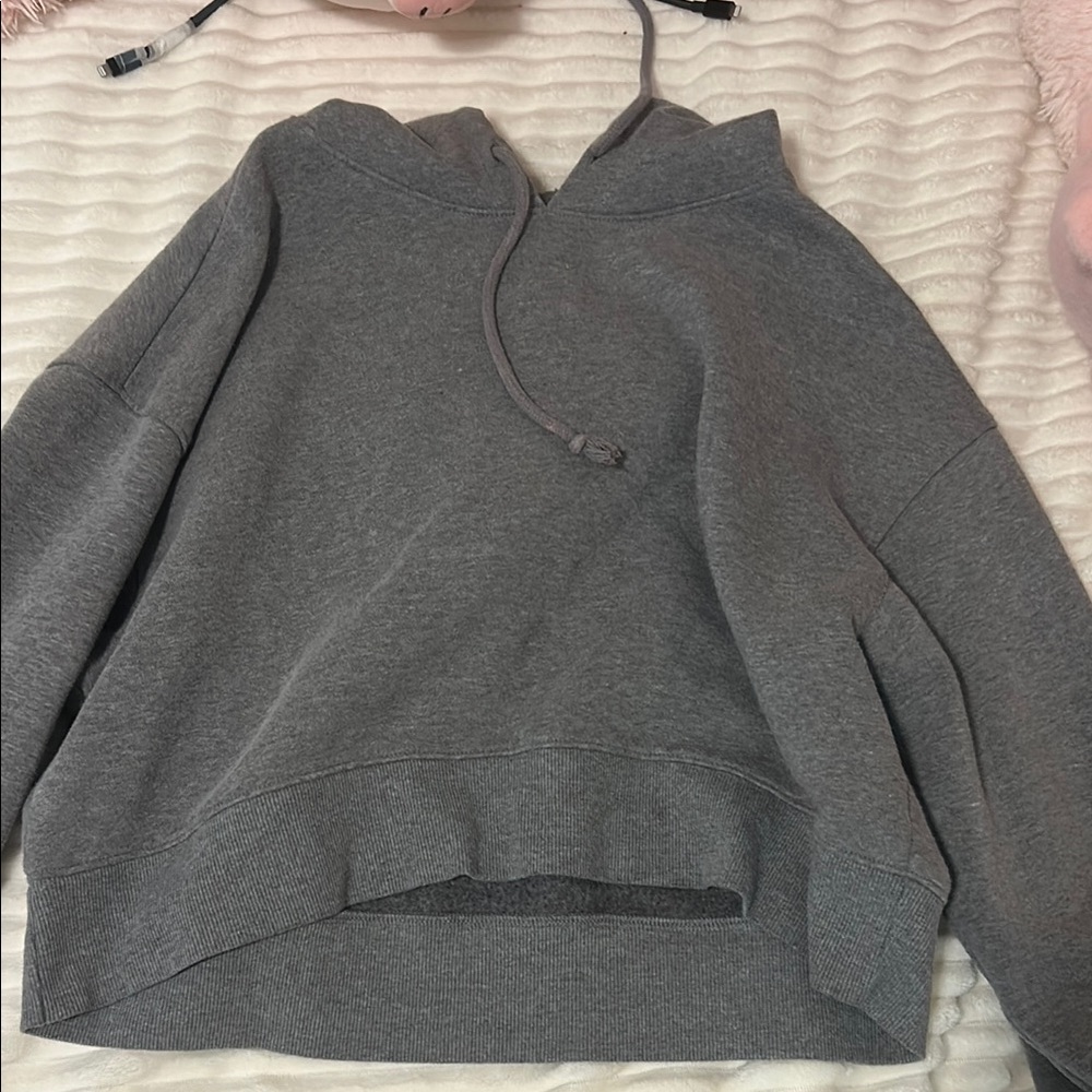 Target Gray crop Sweatshirt Hoodie